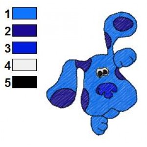 Blues Clues Embroidery Design 8